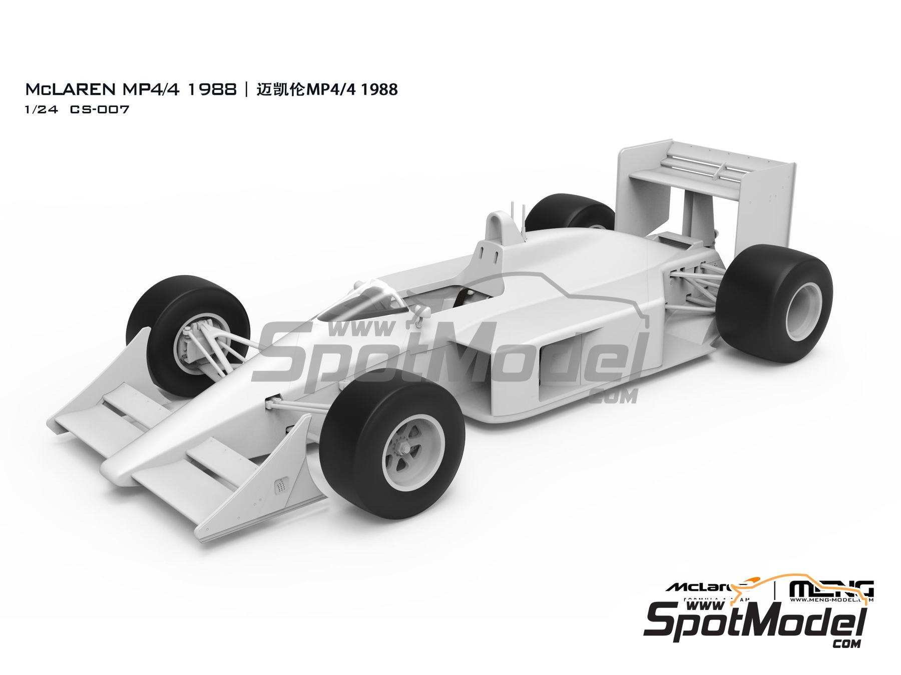MANMAN (志人 & 440) - MANMAN TempleATS Meng Model CS-007: Car scale model kit 1/24 scale - McLaren